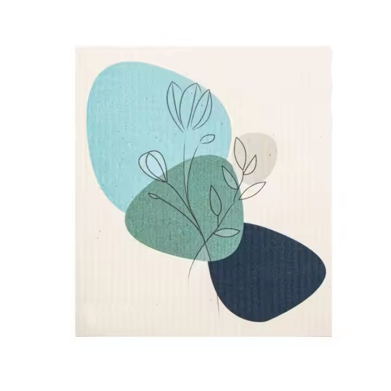 German imported dishwashing cloth, daily necessities department store wholesale, water-absorbent, non-stick oil kitchen cleaning wood pulp cotton rag