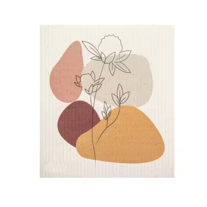 German imported dishwashing cloth, daily necessities department store wholesale, water-absorbent, non-stick oil kitchen cleaning wood pulp cotton rag