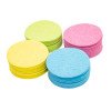 Round multi-color environmentally friendly thin wood pulp cotton makeup remover pad high-end makeup remover cotton