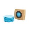 Round multi-color environmentally friendly thin wood pulp cotton makeup remover pad high-end makeup remover cotton