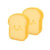 Super creative thickened toast sponge cartoon wood pulp sponge kitchen cleaning bread shape dishwashing sponge
