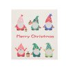 Christmas cartoon printed wood pulp cotton dishcloth, absorbent, non-stick to oil, easy to clean, biodegradable kitchen rag