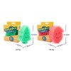 Santa Claus scouring pad sponge wipe set kitchen cleaning brush pot dishwashing cotton absorbent compressed wood pulp cotton