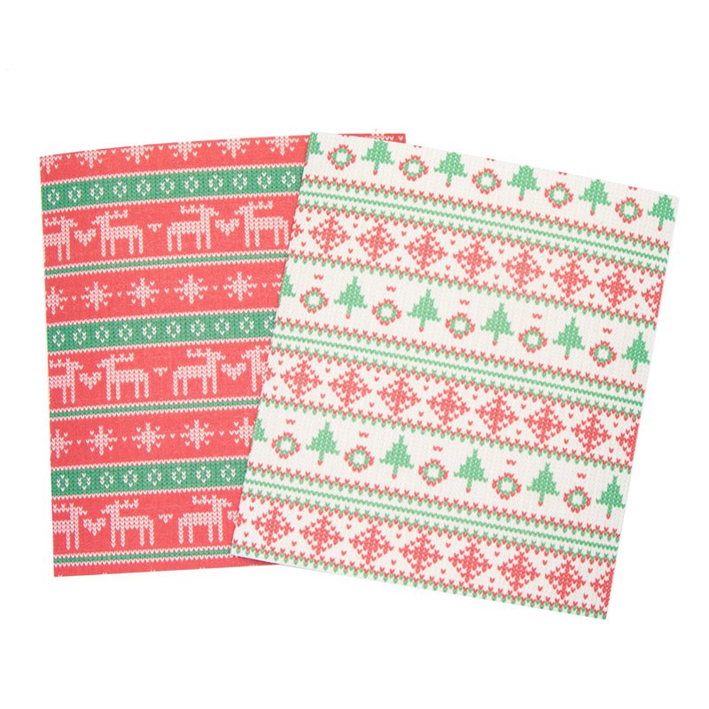 Santa Claus scouring pad sponge wipe set kitchen cleaning brush pot dishwashing cotton absorbent compressed wood pulp cotton