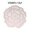 PVC rose base hot stamping placemat non-slip hot stamping coaster pattern creative decoration home hotel dining table