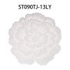 PVC rose base hot stamping placemat non-slip hot stamping coaster pattern creative decoration home hotel dining table