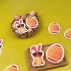 Easter egg compressed wood pulp cotton dishwashing sponge block cartoon rabbit brushing dishwashing cotton