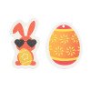 Easter egg compressed wood pulp cotton dishwashing sponge block cartoon rabbit brushing dishwashing cotton