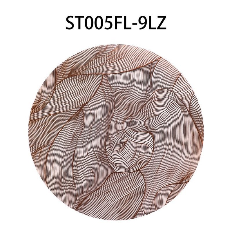 PVC hot stamping placemat insulation mat Western restaurant home decoration striped hotel