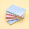 Colorful S-shaped dishwashing sponge kitchen supplies absorbent sponge block dishwashing compressed wood pulp cotton