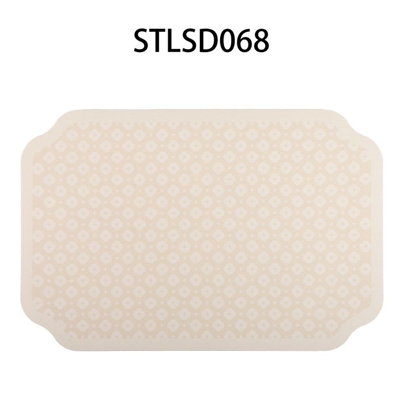 Rubber PU kitchen drain mat washbasin absorbent mat quick-drying table mat insulation mat anti-scalding dish drying mat