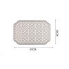 Rubber PU kitchen drain mat washbasin absorbent mat quick-drying table mat insulation mat anti-scalding dish drying mat
