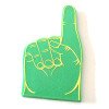 Cheer gloves, atmosphere props, sponge foam fingers, event customizable logo palms
