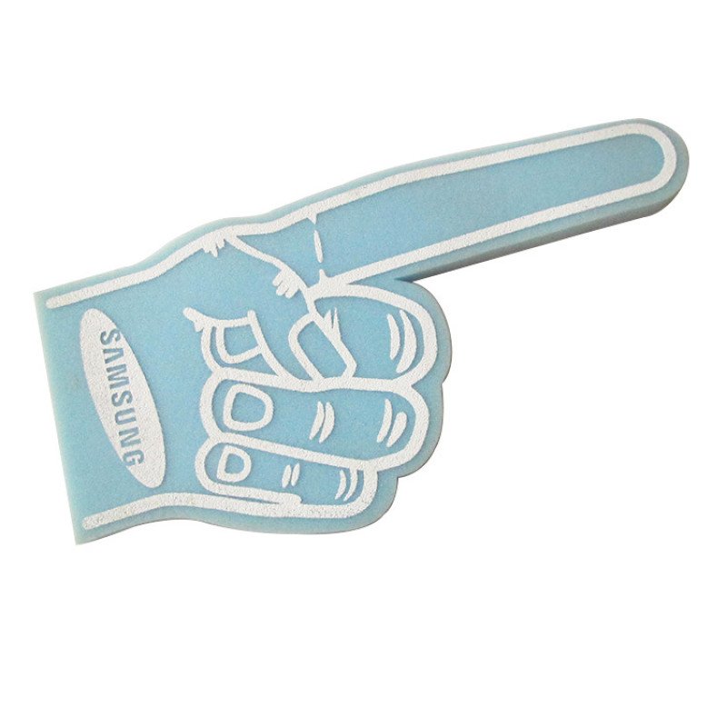 Cheer gloves, atmosphere props, sponge foam fingers, event customizable logo palms