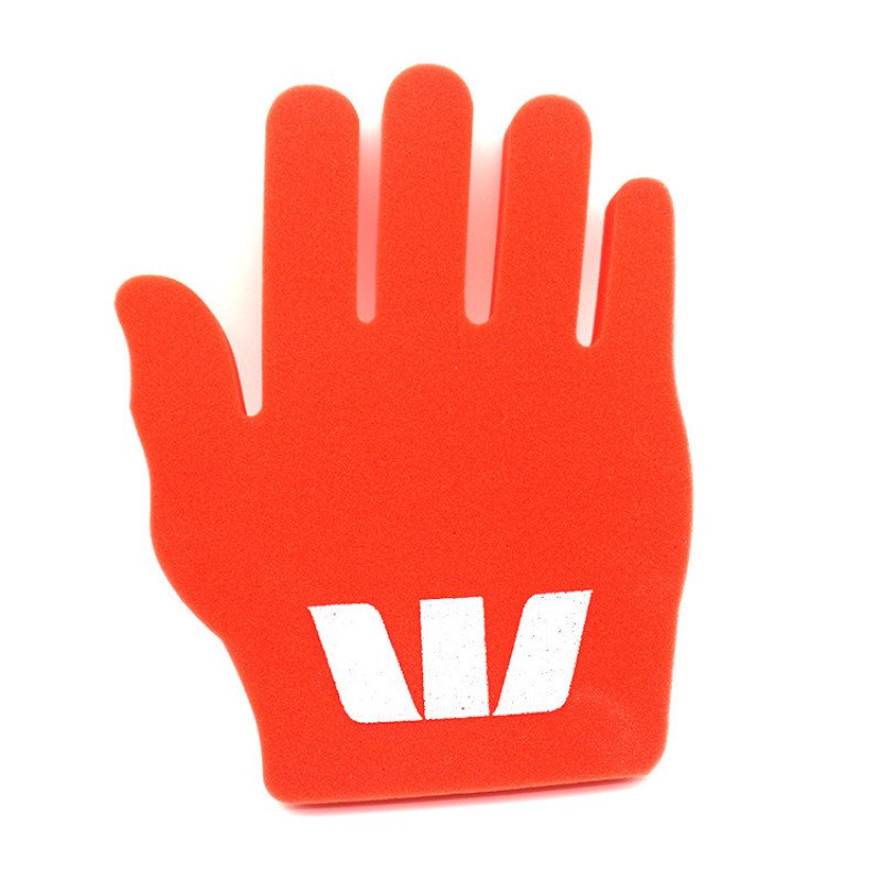 Cheer gloves, atmosphere props, sponge foam fingers, event customizable logo palms