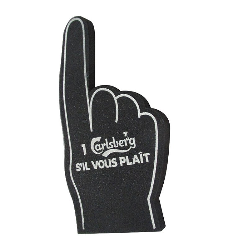 Cheer gloves, atmosphere props, sponge foam fingers, event customizable logo palms