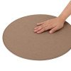 Solid color simple leather placemats waterproof, oil-proof and wear-resistant placemats European-style household easy-to-clean double-layer insulated table mats