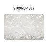 Thickened hot stamping placemat PVC insulated table mat waterproof and oil-proof cross-border Amazon leaf style Western place mat