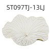 Multi-color new hot stamping PVC placemat lotus leaf style Western placemat gold and silver waterproof non-slip heat insulation pad table mat coaster
