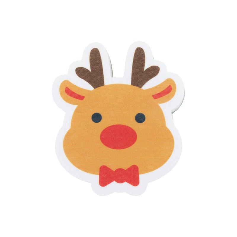 Christmas sponge to wipe dishes cross-border best-selling dishwashing cotton three-layer thickened scouring pad dishwashing sponge