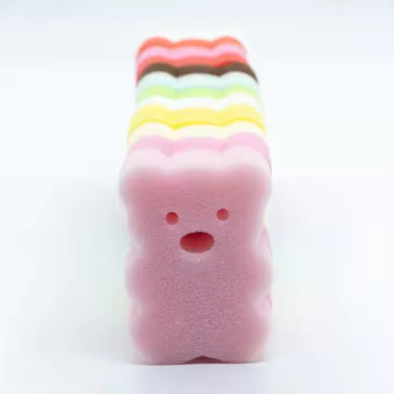 Factory direct sales cute cartoon bear bath sponge baby bath sponge baby bath sponge
