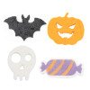 Halloween pumpkin dishwashing cotton ghost sponge wipe decoration bat ghost festival compressed wood pulp cotton