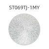 European style PVC hollow insulation mat round fireworks coffee table decorative mat western food mat ins home hotel hot stamping place mat