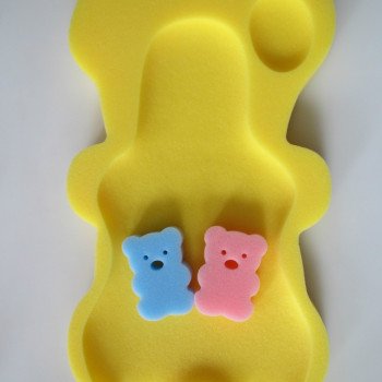 BAEASY baby bath mat bath sponge bath basin sponge mat baby bath non-slip bath mat