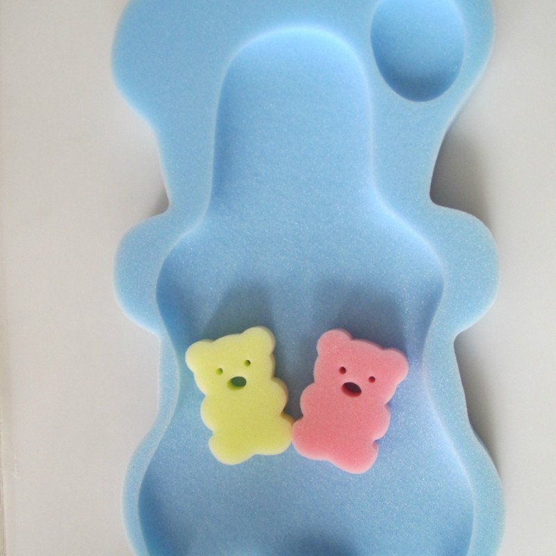 BAEASY baby bath mat bath sponge bath basin sponge mat baby bath non-slip bath mat