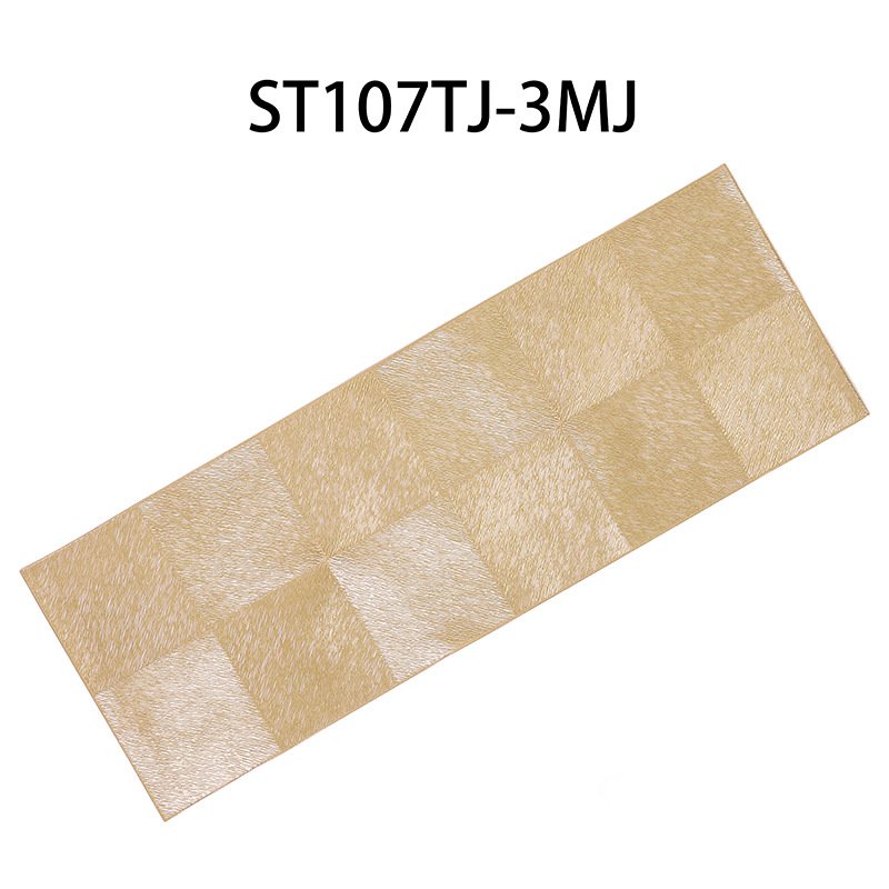 Simple modern French table runner hot stamping material table mat table runner insulation pad home decoration