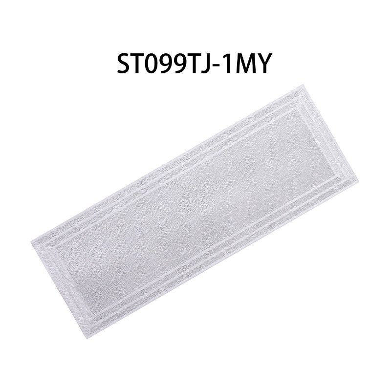 Hot stamping PVC European modern simple Western dining table mat square double frame insulated simple table napkin waterproof and oil-proof