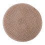 Place mat insulation mat anti-scalding anti-slip silent dining table mat insulation mat household round western food mat woven Nordic style meal