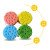 Baby bath flower, round cartoon children's bath ball, bath cleaning sponge factory direct sale