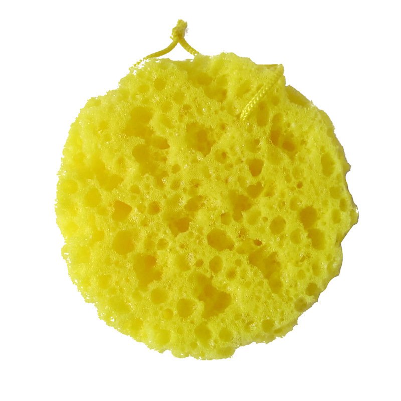 Baby bath flower, round cartoon children's bath ball, bath cleaning sponge factory direct sale