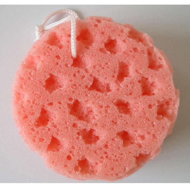 Baby bath flower, round cartoon children's bath ball, bath cleaning sponge factory direct sale