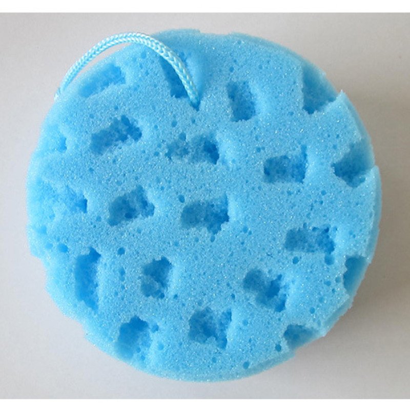 Baby bath flower, round cartoon children's bath ball, bath cleaning sponge factory direct sale