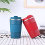 Creative vacuum double-layer 304 stainless steel thermos portable cover mug coffee cup gift water cup