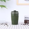 Creative vacuum double-layer 304 stainless steel thermos portable cover mug coffee cup gift water cup