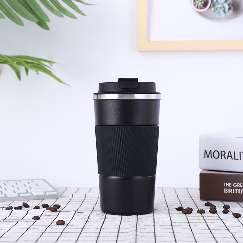 Creative vacuum double-layer 304 stainless steel thermos portable cover mug coffee cup gift water cup