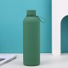 Stainless steel American small-mouthed bottle high-value simple frosted thermos outdoor car portable sports kettle