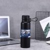 304 stainless steel sports kettle second generation outdoor rope portable thermos can be printed logo gift water cup