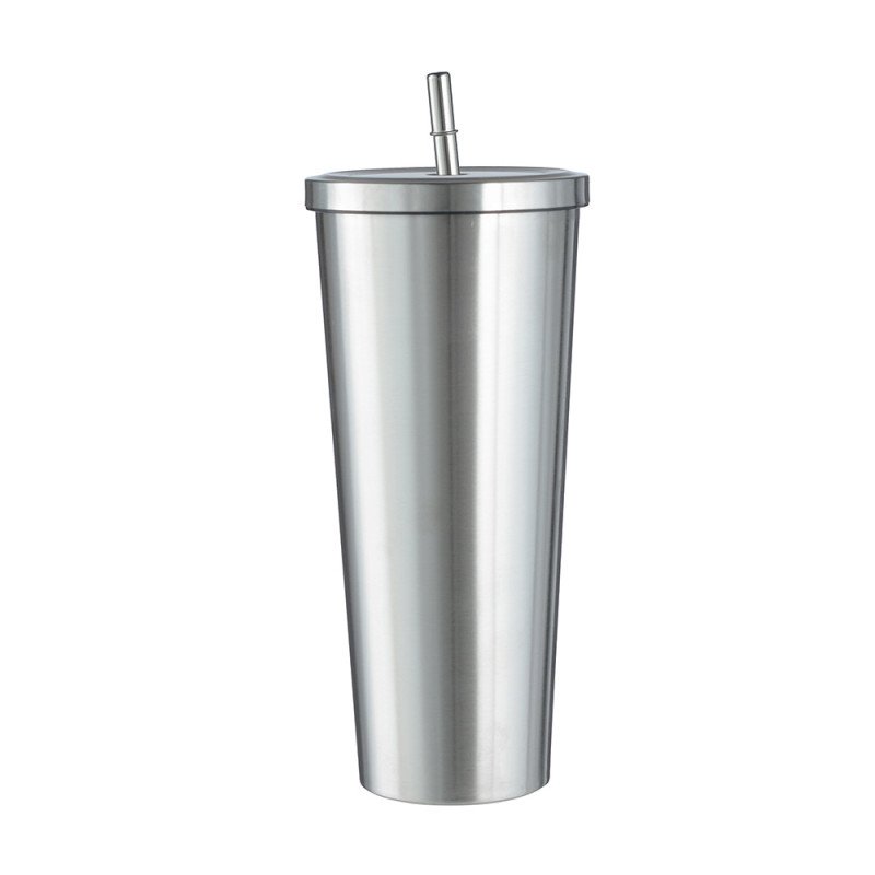 New 304 stainless steel straw cup,car cup,large capacity thermos cup,office coffee cup,gift cup