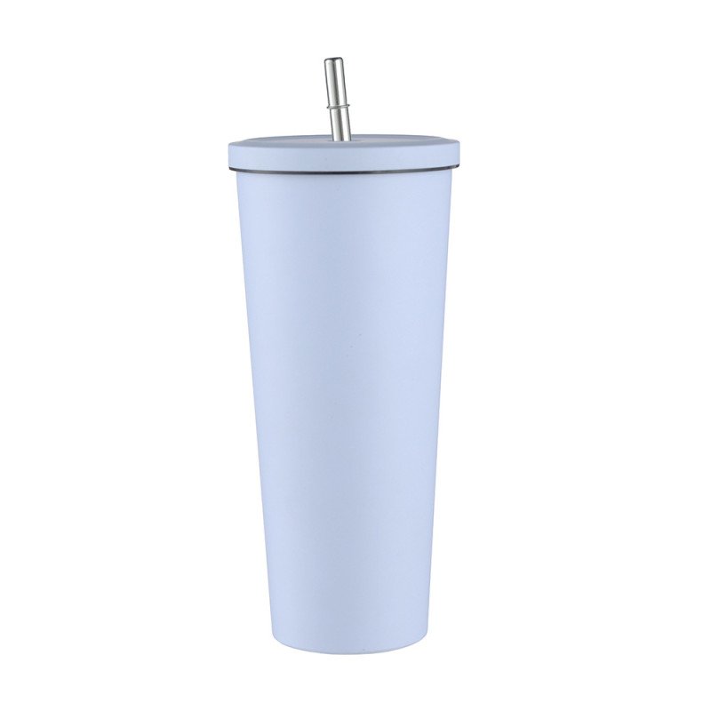 New 304 stainless steel straw cup,car cup,large capacity thermos cup,office coffee cup,gift cup