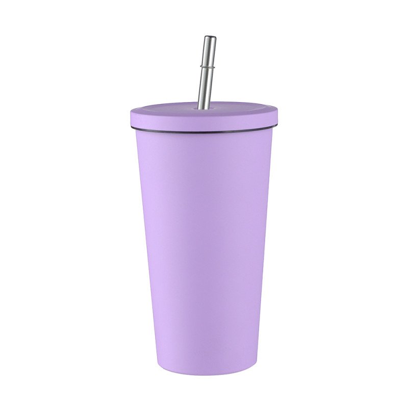 New 304 stainless steel straw cup,car cup,large capacity thermos cup,office coffee cup,gift cup