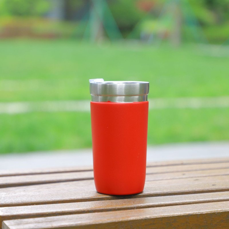 16oz double-layer car cup,stainless steel thermos cup,portable outdoor travel cup,car ice cup