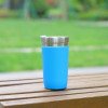 16oz double-layer car cup,stainless steel thermos cup,portable outdoor travel cup,car ice cup