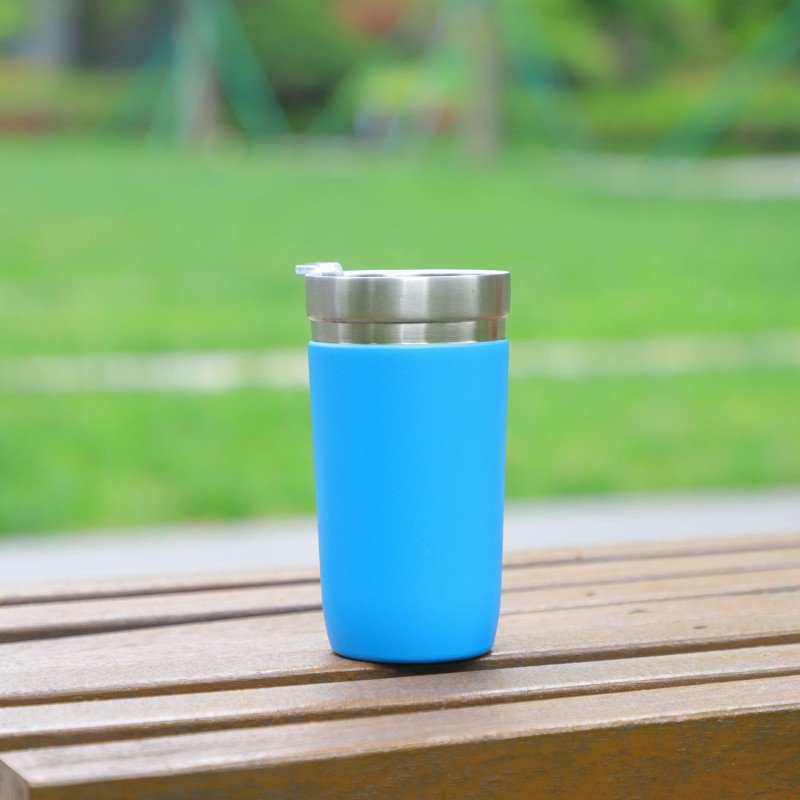 16oz double-layer car cup,stainless steel thermos cup,portable outdoor travel cup,car ice cup