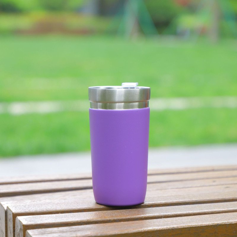 16oz double-layer car cup,stainless steel thermos cup,portable outdoor travel cup,car ice cup