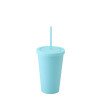 Simple plastic straw cup,summer high-value female frosted large capacity straw water cup,handy cup,juice cup