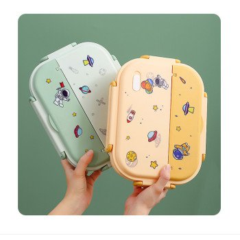 316 stainless steel insulated lunch box for primary school students,food-grade children's compartmentalized lunch box for men and women